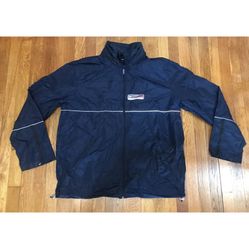 *VTG* 90s Tommy Hilfiger Athletics TH85 Hooded Windbreaker Jacket Sz XL X-LARGE