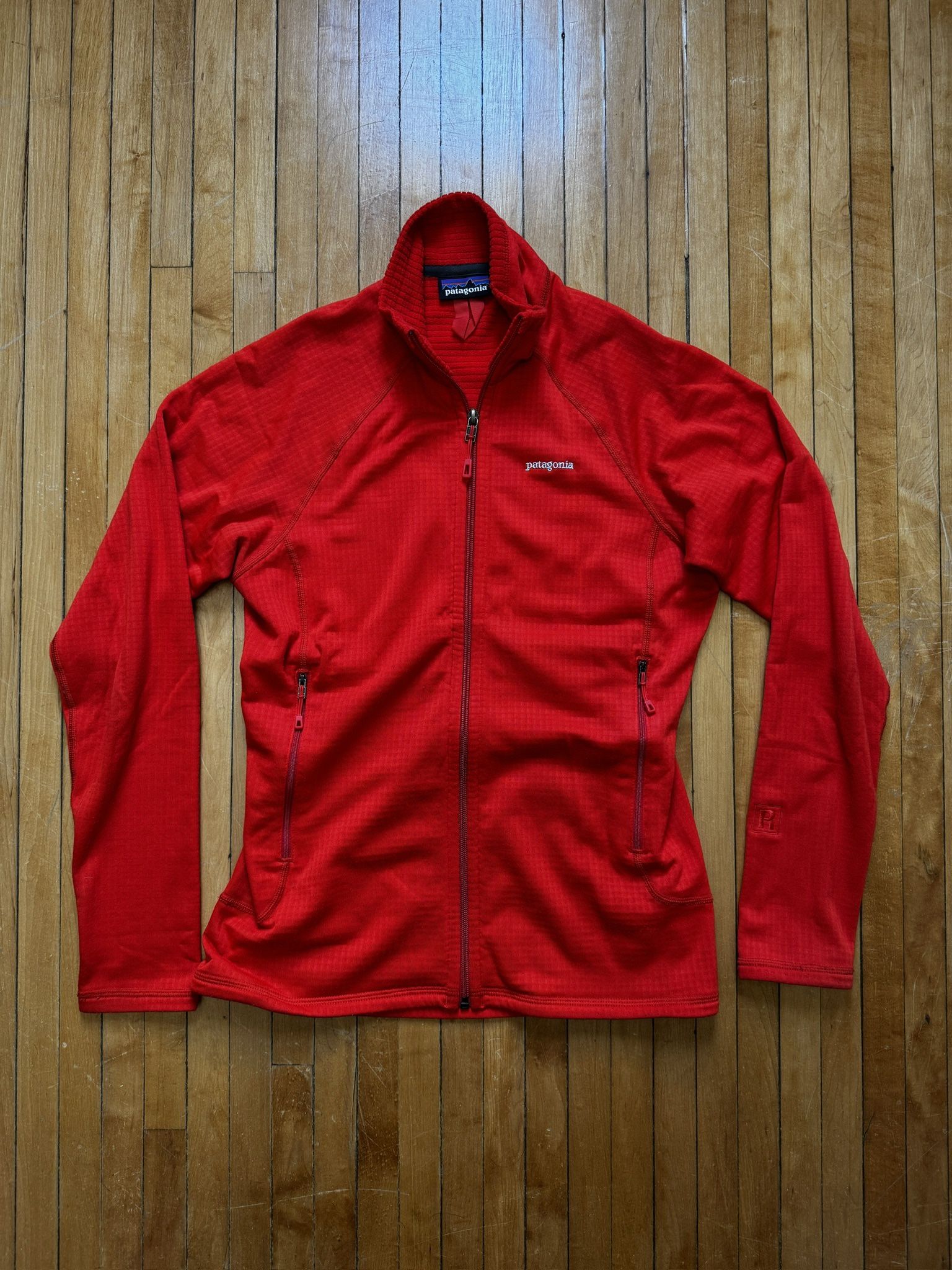 Patagonia Regulator R1 Tech Face Women’s Full Zip Orange Fleece Jacket Sz. S
