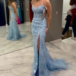 Pure Couture - Light Blue Prom Dress