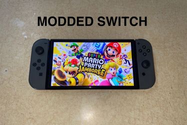 Nintendo Switch OLED Mod with 100 SWITCH Games + 7500 Retro Games