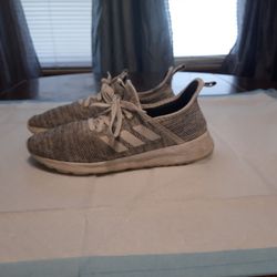 Adidas Cloudfoam Pure White Women's Running Shoes