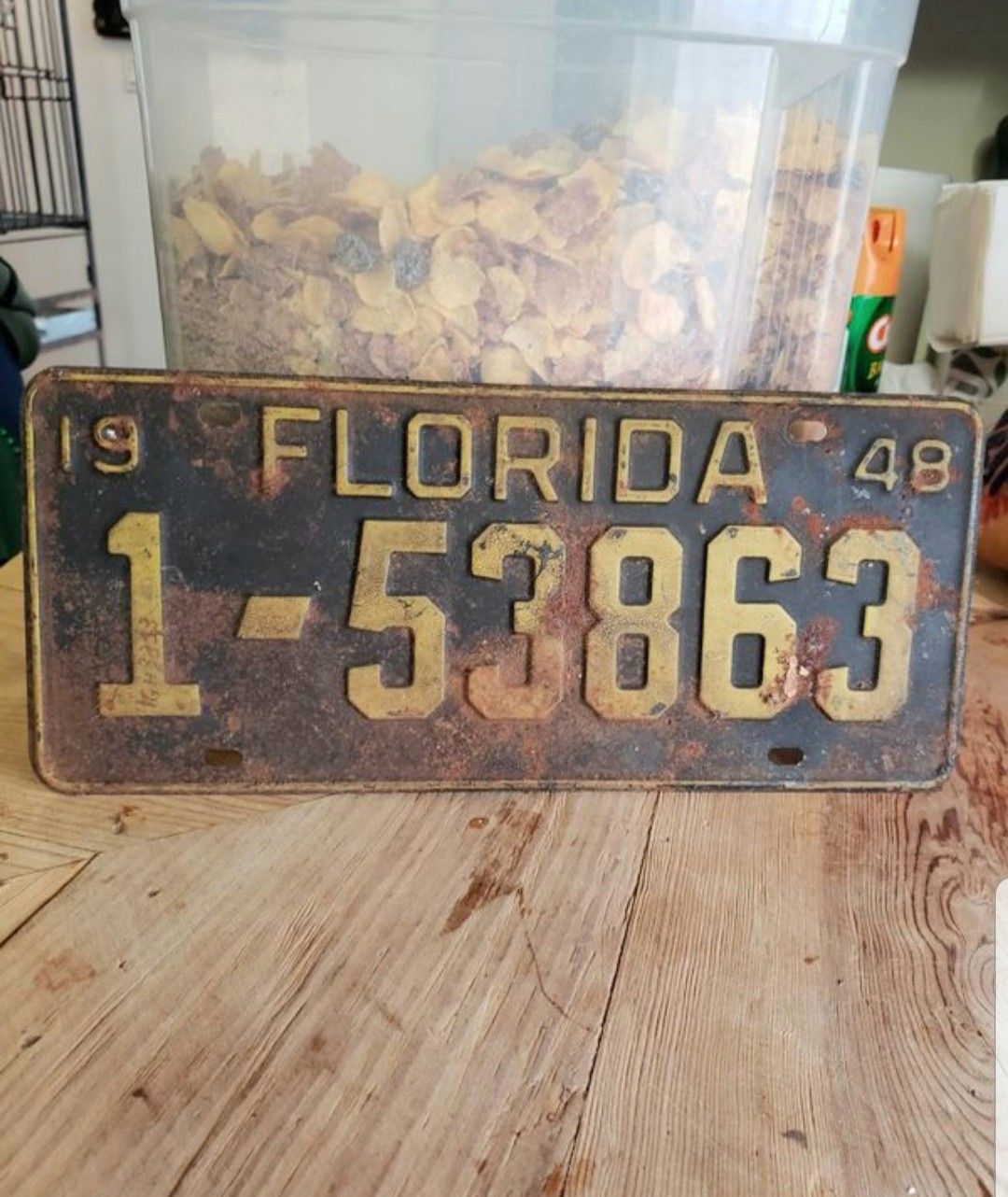 1948 MIAMI DADE COUNTY LICENSE PLATE