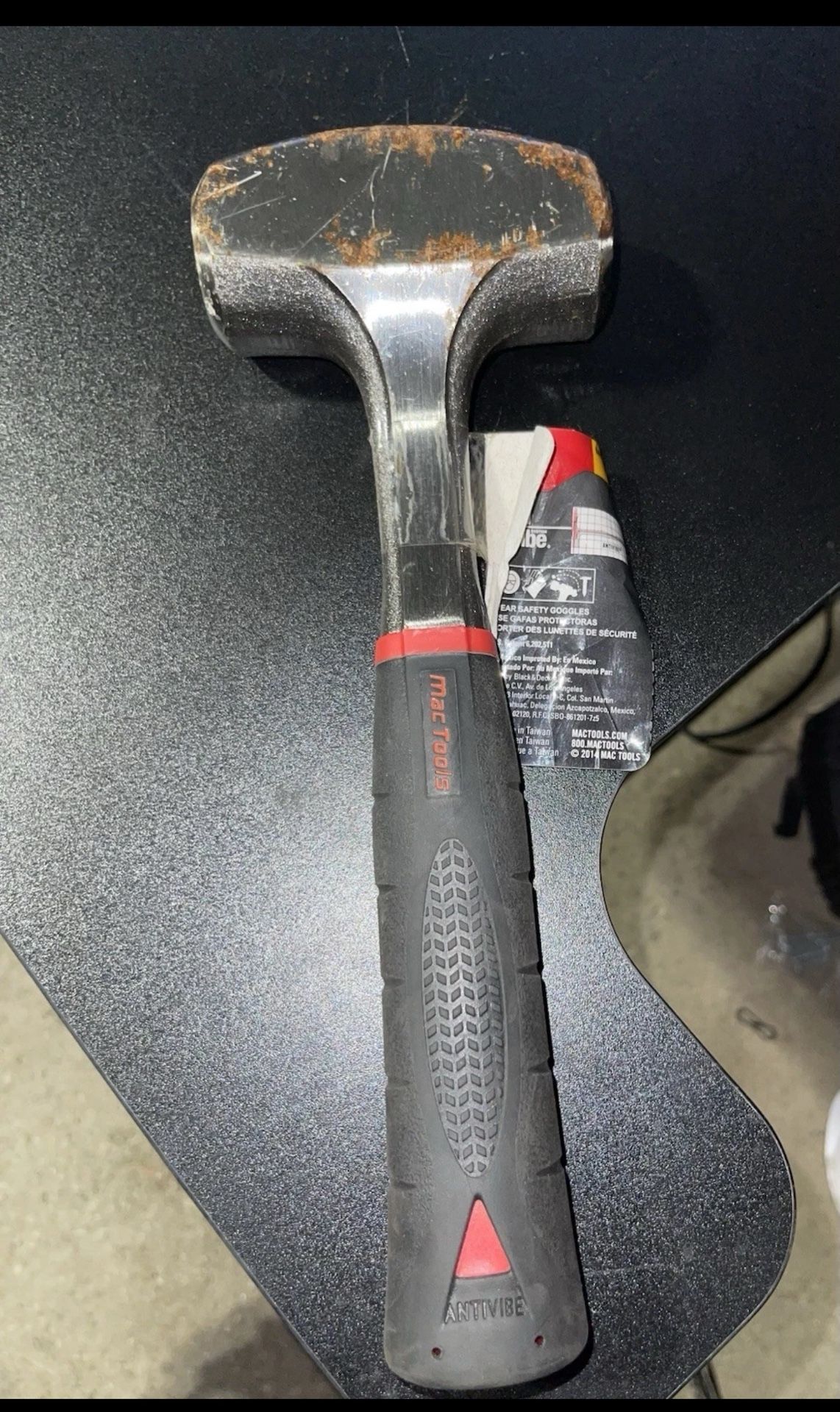 Mac Tools 3lb Antivibe Drilling Hammer Mallet Tool (GAL151684)