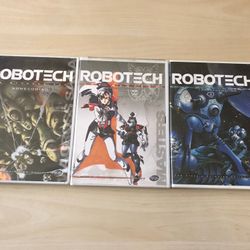 The Classic Animated Series Robotech The Macross Saga Set DVD 2,3,8 Disks Clean