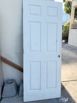 32" x 80" 6-Panel Interior Door (Used, Good Condition)