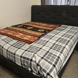 Kings Size Upholstered Bed Frame