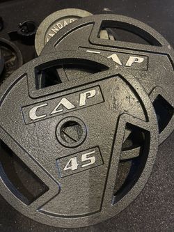 45 LB CAP Olympic Weight Plates