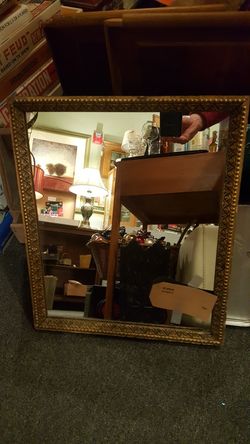Antique gilt mirror