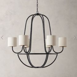 Black Iron Chandelier