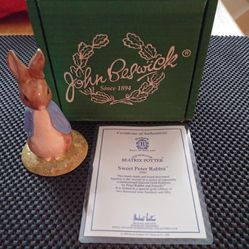 Royal Doulton Beatrix Potter Sweet Peter Rabbit P3888 With COA.. The Special Gold Edition. Like New In The Box. All Sales Final.