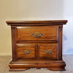 Vintage Oak Night stand Cabinet - Moving out Sale