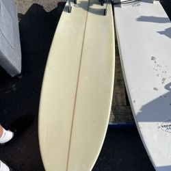 Quad Fin Fiberglass Short Board  – Fast Performance Board