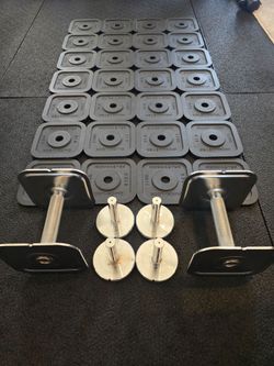 Complete Ironmaster 75 lb Dumbbells – $600