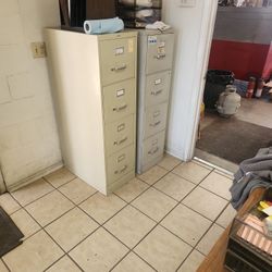 Metal Filing Cabinets 40.00 Ea.