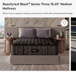 Mattres king size beauty rest black medium