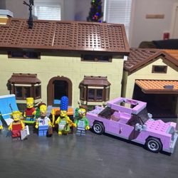 Simpsons Lego House With Manuals 