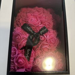 always and forever rose bear 