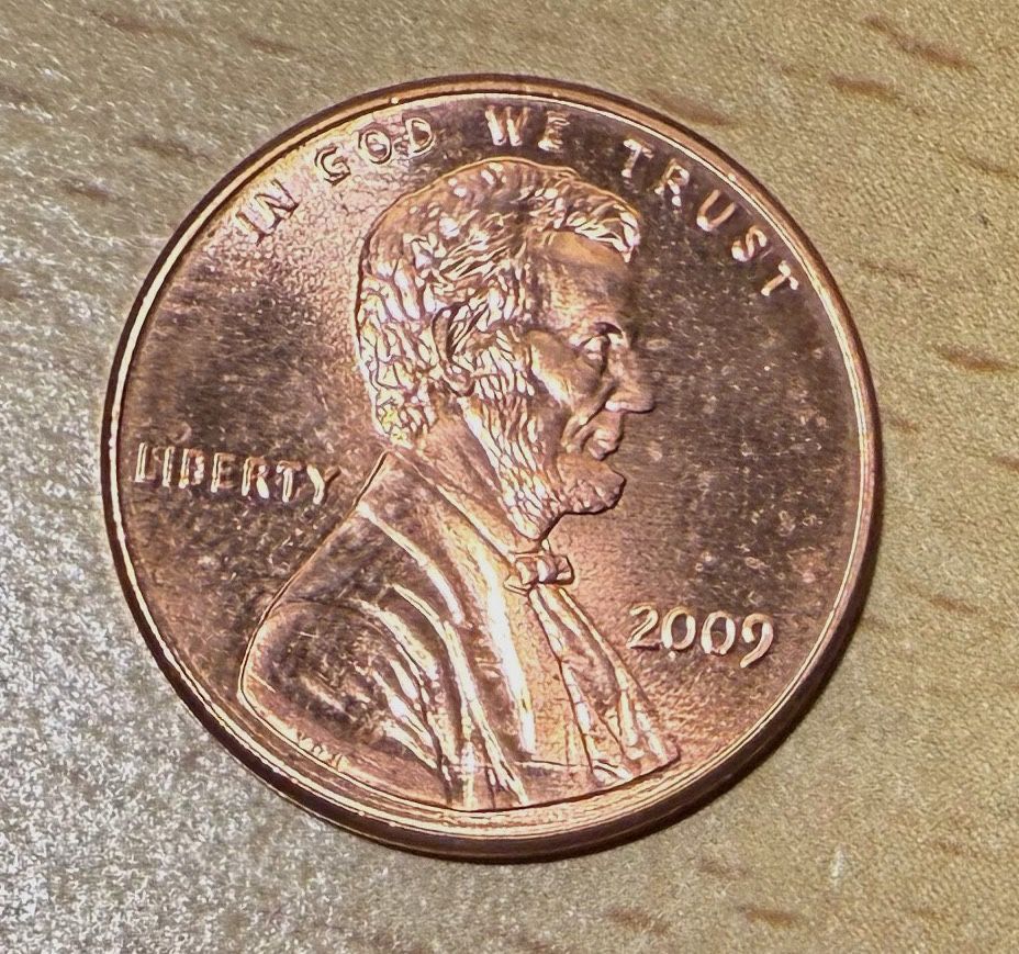DDR 2009-P Lincoln Penny BU Extra Thumb👍