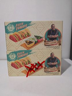 Trejo's Tacos Fiesta Fundays Taco Serving Kit 2 pack.