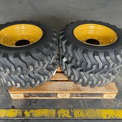 Bobcat Tires And Rim Brand New Universal For Any Skid Steer