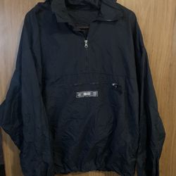 New American Eagle Outfitters Bomber Jacket Blue With Zippers XI