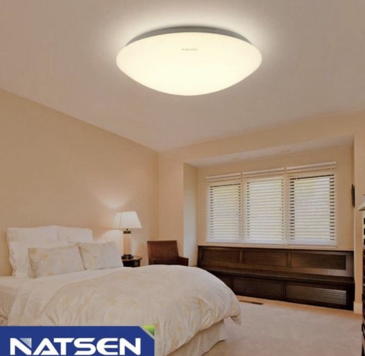 Natsen 18W LED Flush Mount Ceiling Light Fixture for Living Room Kitchen Bedroom Balcony (3000k Warm White)