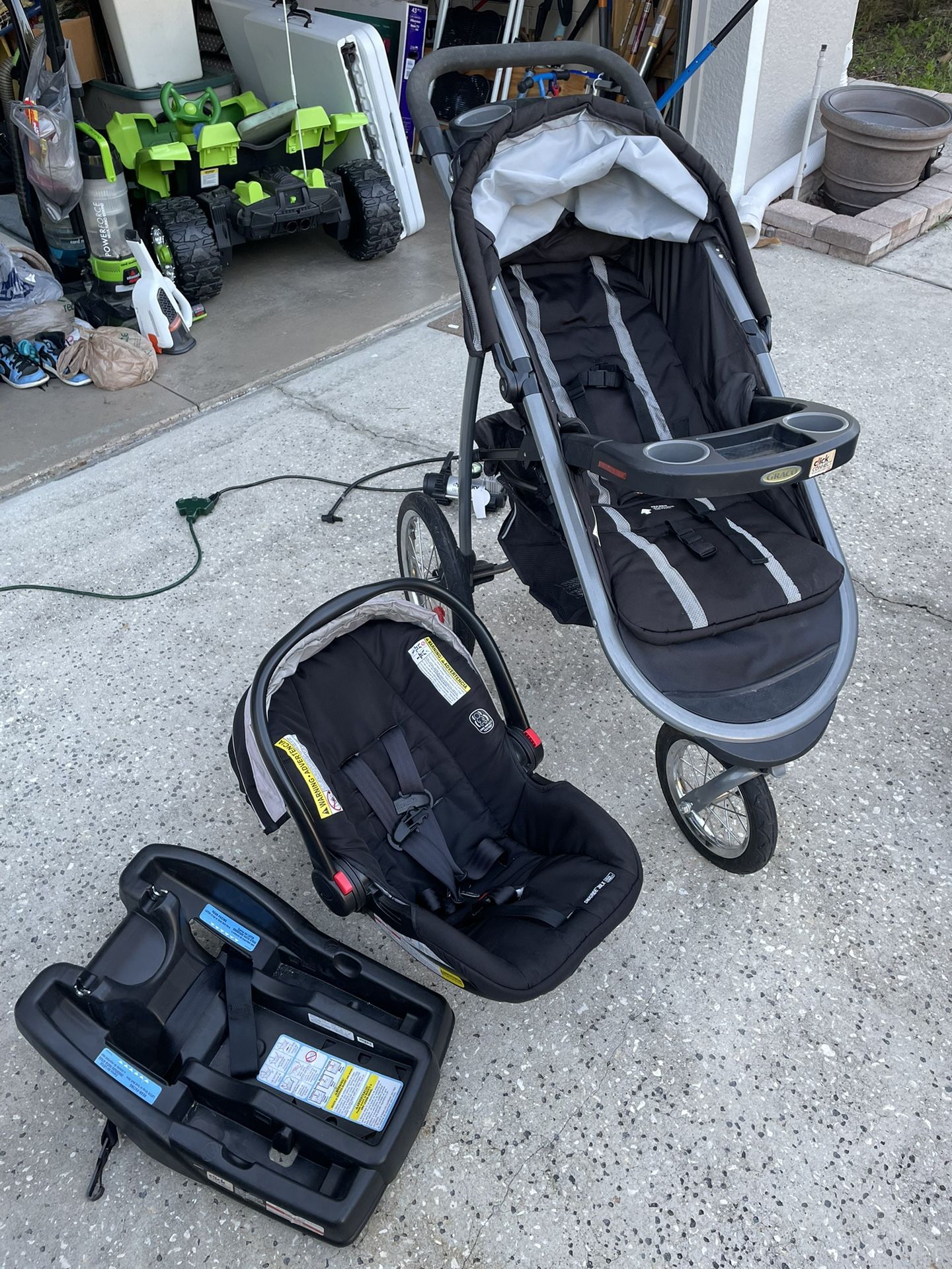 Baby Car Seat & Stroller  $25