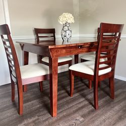 Ashley Dining Table Set w/ 4 Chairs – Extends to 62”