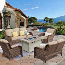 Brand New Patio Set High Quality Fire Pit Propane 