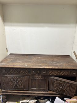 Antique Cabinet 50”x30”x20”