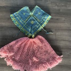 Girl’s Crochet 🧶 Shawls X2
