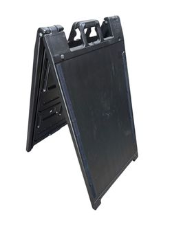 Sidewalk Sign Promotional Black SignCade Deluxe 140 Plasticade 24x36 Portable Display Stand A-Frame #4496