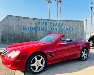 2006 RED Convertible Merceds SL500 V8