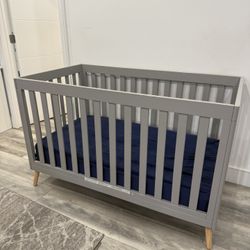 Delta Convertible 4 In 1 Crib with Mattress 