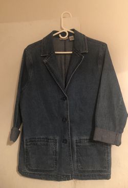 The Tog Shop size 16 Denim Blazer Jacket 3 buttons
