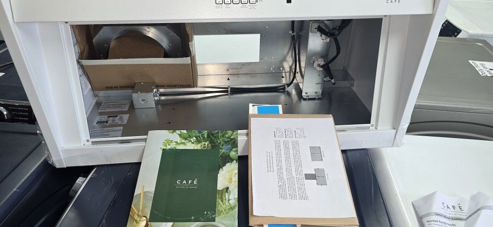  New Hood O Campana Ge Cafe White 36"n 