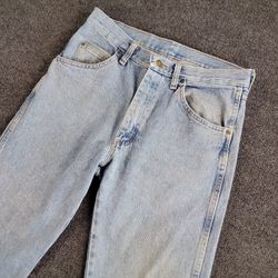 Wrangler Rugged Wear Jeans Mens 30x32 Blue Denim Straight Medium Wash Workwear