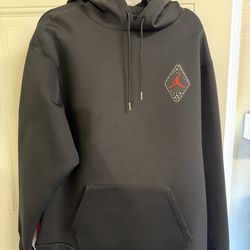 Jordan nike pullover hoodie  (infared ) size L