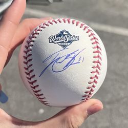 Tyler Glasnow Signed 2025 World Series Baseball 
