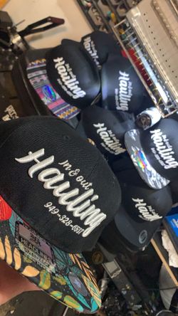 12 SnapBacks with your design with 3D PUFF OR FLAT embroidery hats