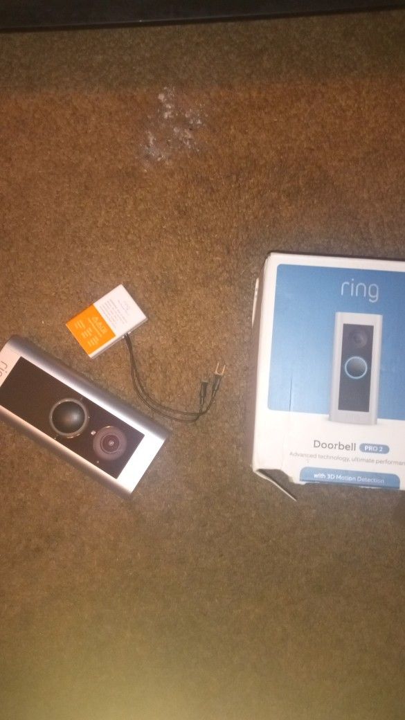 Ring Doorbell Pro 2 With 3d Motion Detection $ 80