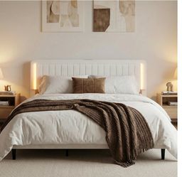 Bed headboard and frame