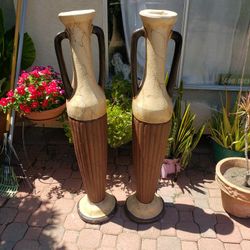 2 Beautiful Vases 4ft Tall For $50