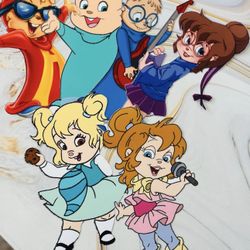 Alvin and the Chipmunks & The Chipettes Large Vinyl Stickers