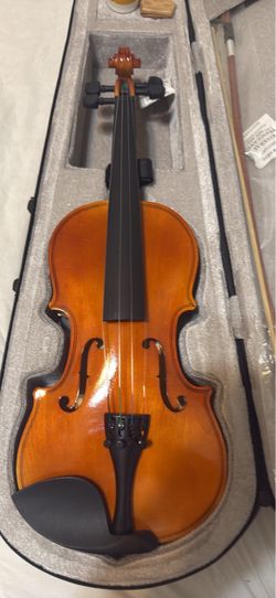 1/2Acoustic Violin with Bow and Case