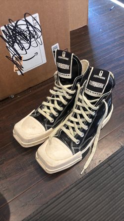 Rick Owens DRKSHDW x Converse TURBODRK Chuck 70 High – Black – Women’s 6.5 / Men’s 4.5