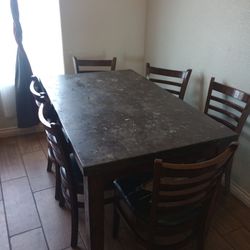 Table With Six Chairs Sturdy
