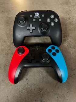 2 Wireless Nintendo Switch Pro Controllers (Third Party) Works Great