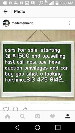 Cars for sale