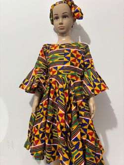 African Ankara Kente clothing for kids